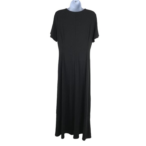 J. Jill Wearever Collection Dress Keyhole Black Short‎ Sleeve NWT Women's Small - Picture 4 of 7